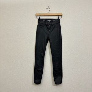 DL1961 Florence Skinny Mid Rise Instasculpt Crop Jeans Shaping in Pewter